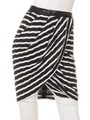 【BLESS'ED ARE MEEK】 DRAP SKIRT/ブラック