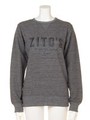 【ZITO】SWEAT SHIRTS/ブラック