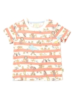 アニマルボーダーbabyTシャツ/RED