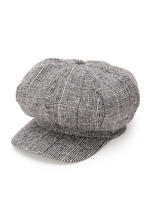 ツィードファブリックキャスケット/ブラウン系(242)