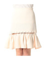LACE UP SKIRT/ホワイト(004)
