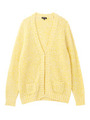 [S]スプリングカーディガン/イエロー系(430)