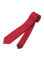 シルクモチーフドットナロータイ/グレー系(912)