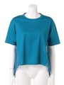 バックプリーツシフォンTOPS/ブルー
