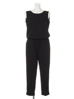 ジョーゼットノースリオールインワン/オレンジ