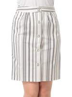 タイト前釦SK後ZIP　3/コン-シロ