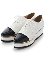 レースアップアツゾコウエッジ/ピンク