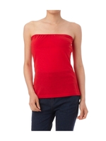 レーヨン混ベアトップ/ネイビー系(393)