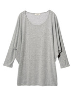 PJ/ジャージードルマンチュニック/ヘザーグレー