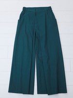 Tuck wide pants/BLACK