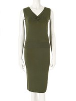 【CEDNIE】サマーニットセットアップ/カーキ