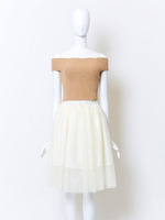 オフショルショートPO/ベージュ