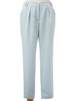 グログランラインタックパンツ/ミント