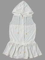 ムジジップノースリパーカー/オフホワイト