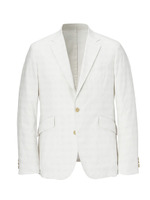 ガーメントダイチェックジャケット/オフホワイト(003)