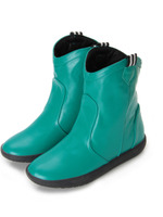 パテントレインブーツ/グリーン系(023)