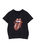 ローリングストーンズコラボショートTOPS/オフホワイト