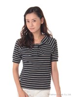 前リボンプルオーバー/ネイビー