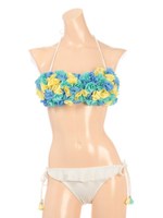 【BeachQueen】ローズガーデンコサージュ/ブルー