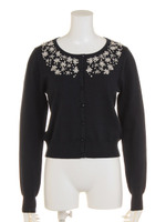 【美人百花6月号掲載】テープ刺繍カーディガン/ピンク