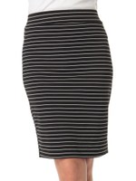 カットボーダータイトスカート/クロ