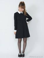 スクールガールワンピース/ベージュ