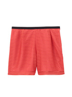 ブロックメッシュショートパンツ/オレンジ系(067)