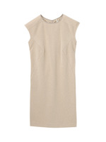 [L]クルーネックジャージワンピース/ナチュラル(050)