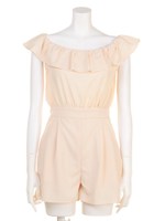 【ANAP】オフショルオールインワン/BEG