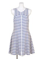 【WREN】 ZIP FRONT DRESS/BLUE