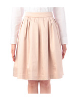 サテンタックスカート/オフホワイト(051)