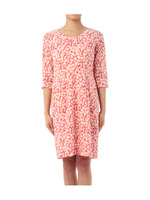 タック使いフラワープリントワンピース/ピンク系(173)