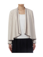 ヘムパイピングカーディガン/ベージュ(052)