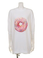 DREAMIN' DOUNUTS SWEAT ONE-PIECE/OFF WHITE