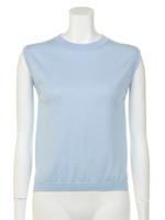 【BED&BREAKFAST】Egyptian Cotton Vest/NAVY