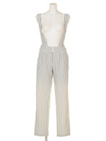 【Chille anap】サスペ付ストライプPT/WH