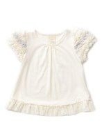 リトルフラワーチュールbabyTシャツ/BLU