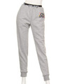 SWEAT PANTS FLOWER LOGO/ASH