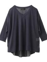 Vネックバック切り替えプルオーバー/ベージュ(052)