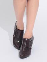 mio notis ダブルモンクヒールシューズ/ブラック(019)