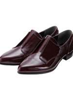 エナメルローヒールシューズ/レッド系(064)