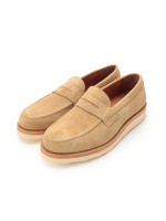 スエードローファーシューズ/ベージュ系(052)