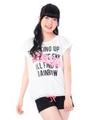 ネオンカラーロゴTシャツ/サックス(090)