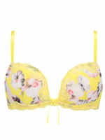 リアンセンチュール フラワープリント ブラジャー 062/イエロー