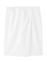 リネン混ラップ風スカート/オフホワイト(003)