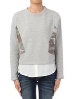 レイヤーデザインカットソープルオーバー/グレー(512)