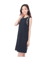 SUGAR ROSE ビジューつきノースリワンピース/グレー(012)