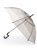 random star vinyl umbrella/ホワイト(003)