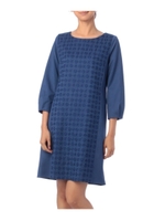 サークル刺繍ワンピース/ネイビー(493)