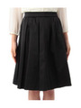 バックサテンプリーツスカート/ナチュラル(050)